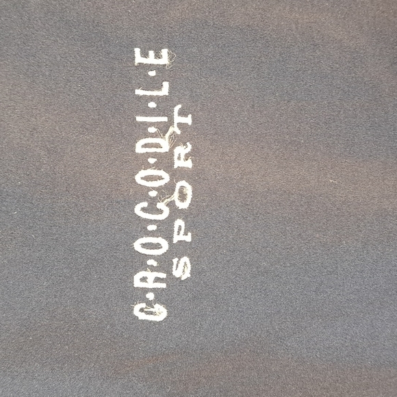 Crocodile Sport embroidered dark blue light weight men's medium jacket - Picture 7 of 7